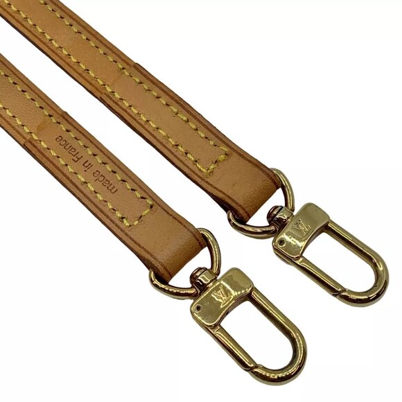 LOUIS VUITTON Shoulder Strap For LV Bags Brown Leather - Picture 6 of 7